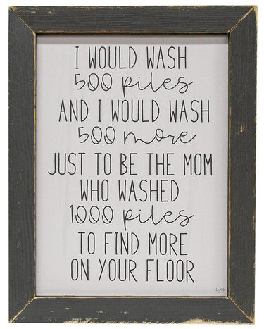 500 Piles Framed Print - The Fox Decor
